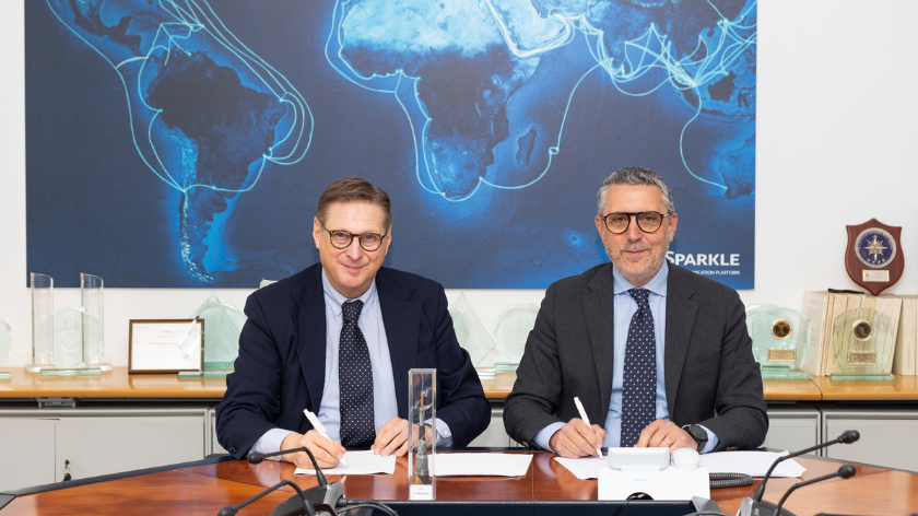 From left: Horst Brockmueller, CEO of OEC & Enrico Bagnasco, CEO of Sparkle