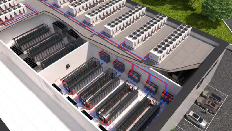 Hybrid cooling diagram