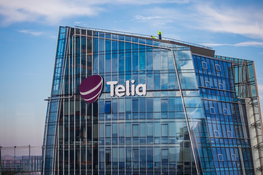 Telia company headquarters in Vilnius, Lithuania