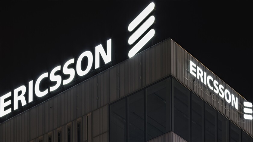 Ericsson building sign