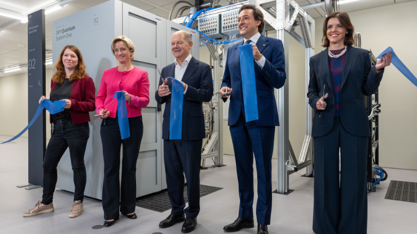 Inauguration of the IBM Quantum Data Centre in Europe with German Chancellor Olaf Scholz