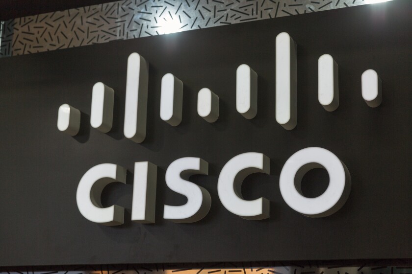 Cisco booth at CEE 2019 in Kyiv, Ukraine.