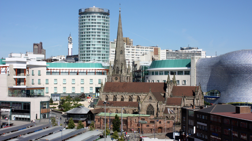 Skyline of Birmingham, United Kingdom